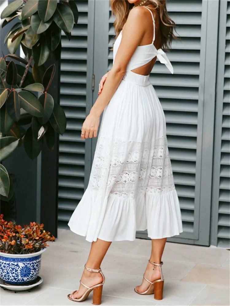 Summer Boho Long Dress Women - Image 6